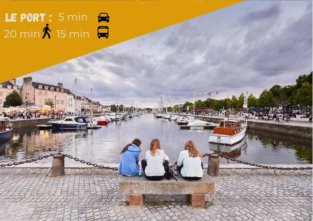 La Pause De Merimee - Jardin - Parking Vannes Apartment